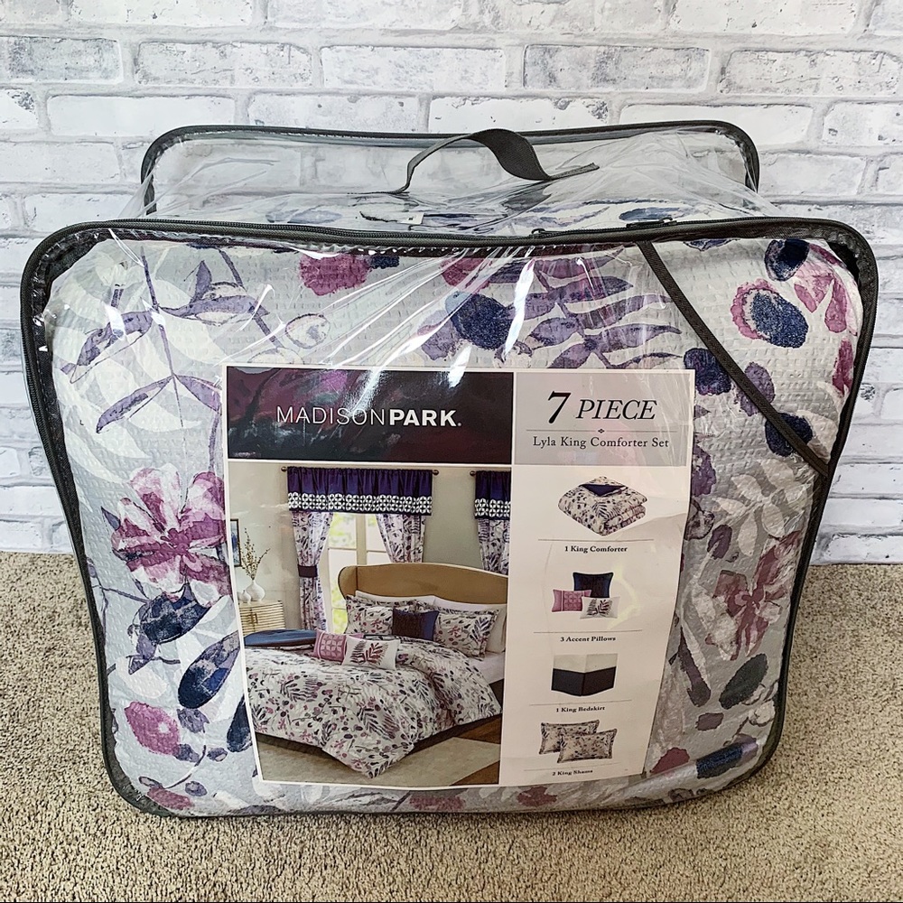 **SOLD** Madison Park Lyla 7-piece Comforter Set - Picture 3 of 8